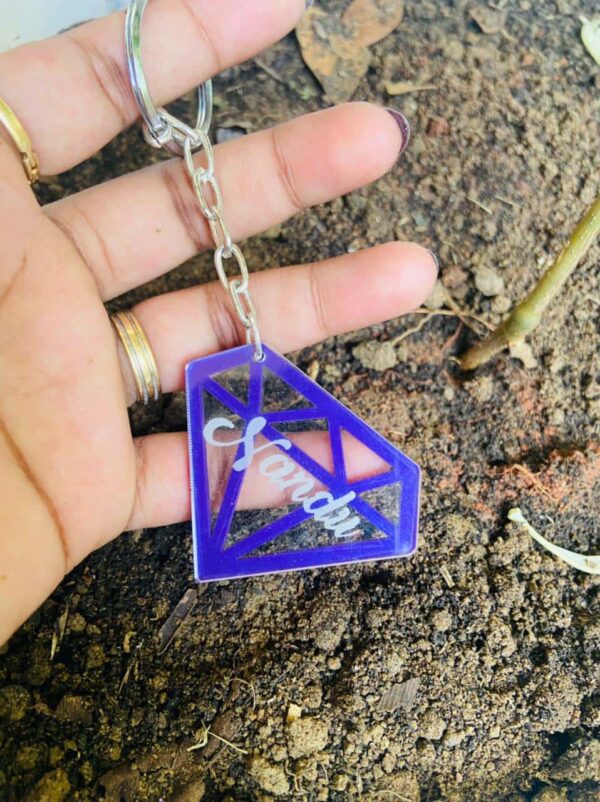0b5630c1-34d4-42da-a37e-64e64eb1d589-pichi keychain diamond shaped name - Bubbly Decors