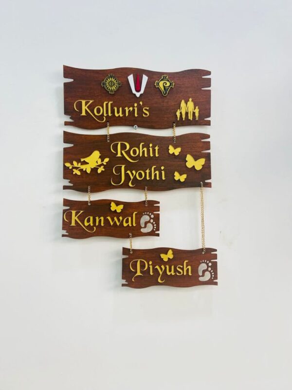 0bb3c4d2-60b4-4267-a42d-3642690ad131-pichi lord venkateswara themed name board - Bubbly Decors