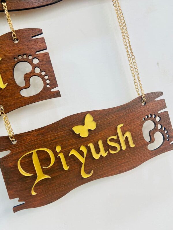 9cf19fe1-7892-4cbf-a980-5f47a036a594-pichi lord venkateswara themed name board - Bubbly Decors