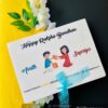 FullSizeRender Kiddo name plates Rakhi combo - Bubbly Decors