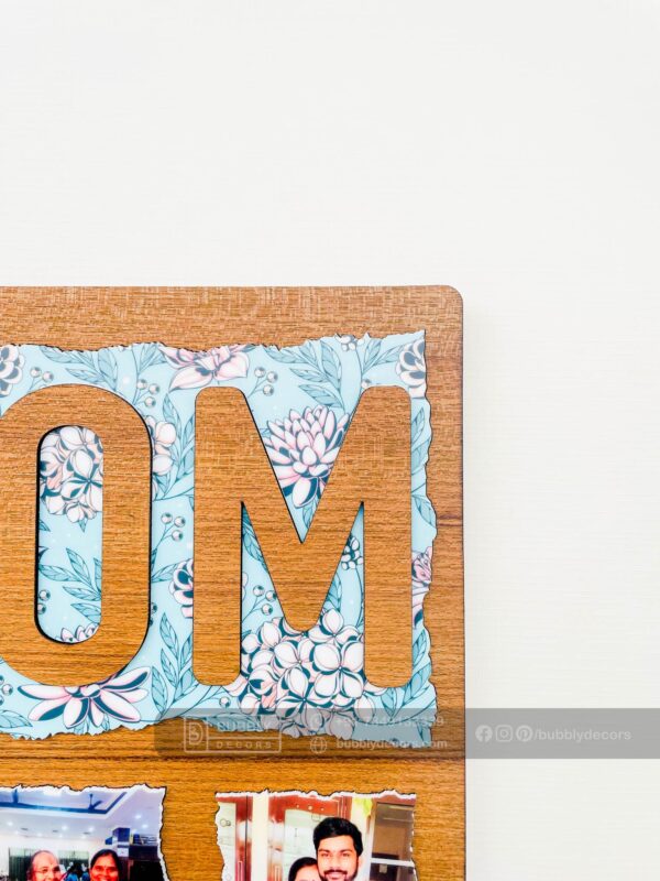 FullSizeRender_101 Mom wood photo frame - Bubbly Decors