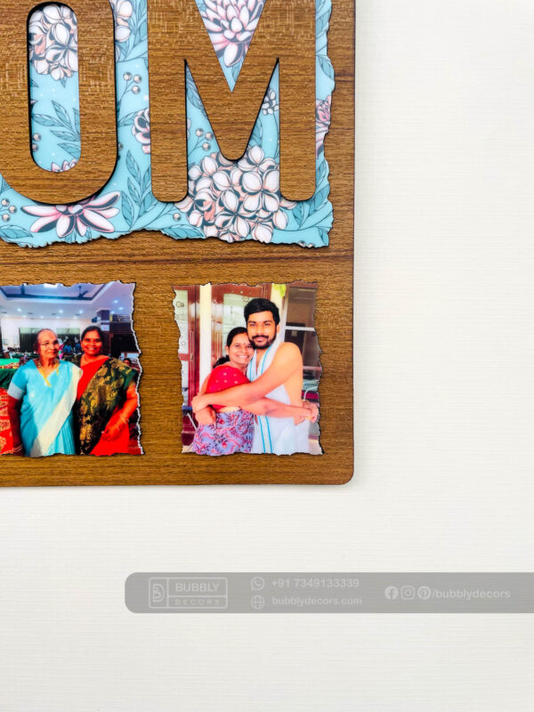 FullSizeRender_102 Mom wood photo frame - Bubbly Decors
