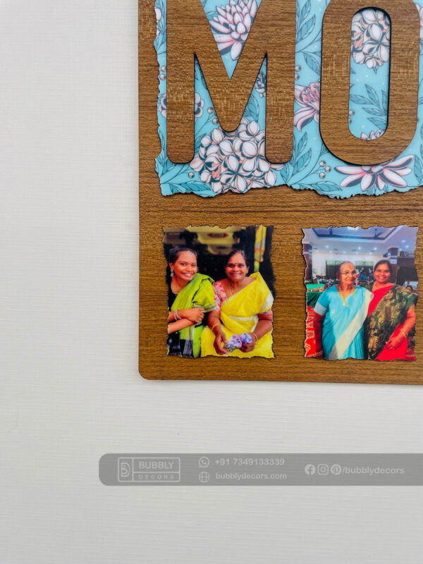 FullSizeRender_103 Mom wood photo frame - Bubbly Decors