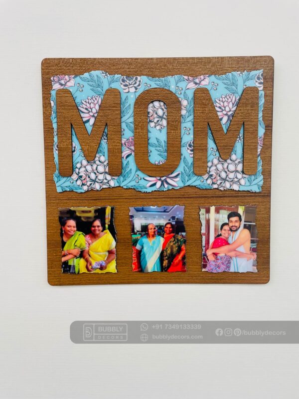 FullSizeRender_104 Mom wood photo frame - Bubbly Decors