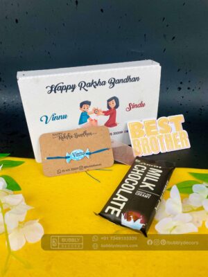 FullSizeRender_34 Best Brother Magnet Rakhi Combo - Bubbly Decors