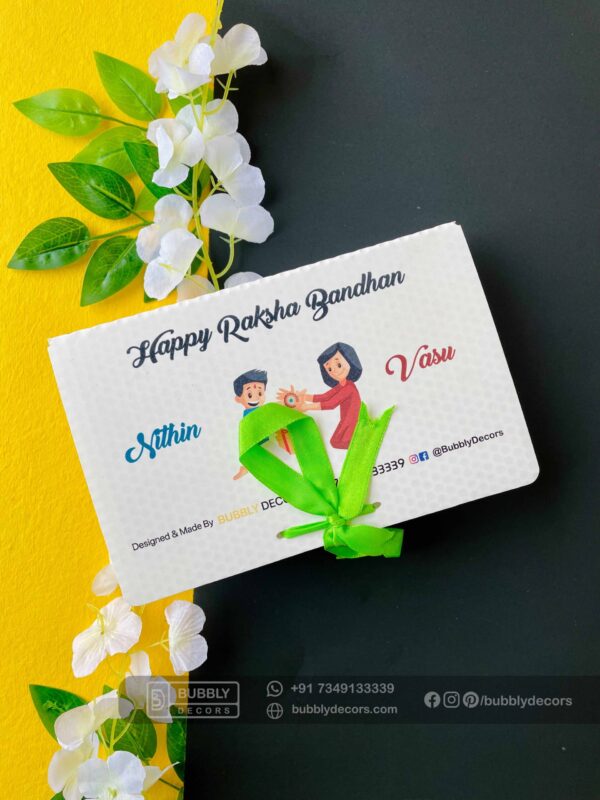 FullSizeRender_4 Keychain Rakhi Combo - Bubbly Decors