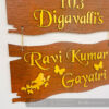 FullSizeRender_76 Name board wood 3 steps Venkateswara theme - Bubbly Decors