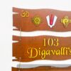 FullSizeRender_90 Name board wood 3 steps Venkateswara theme - Bubbly Decors