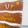FullSizeRender_91 Name board wood 3 steps Venkateswara theme - Bubbly Decors