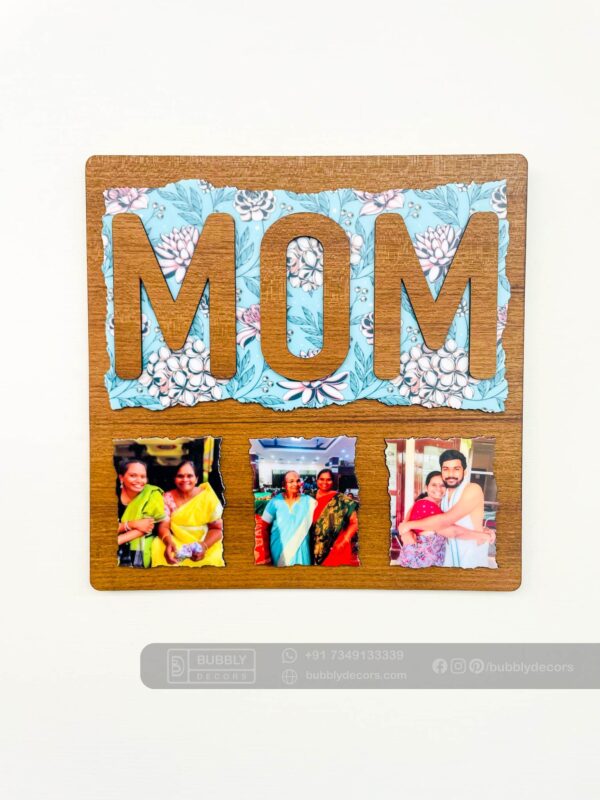 FullSizeRender_94 Mom wood photo frame - Bubbly Decors