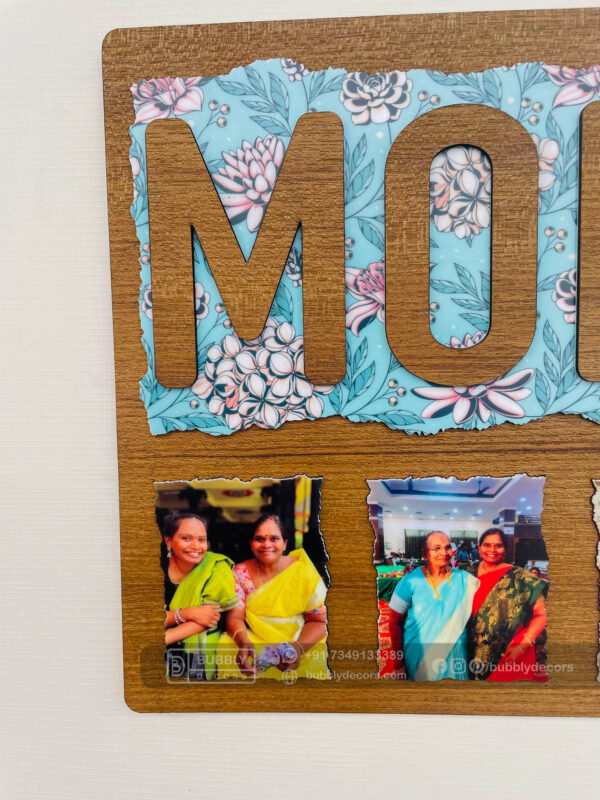 FullSizeRender_96 Mom wood photo frame - Bubbly Decors