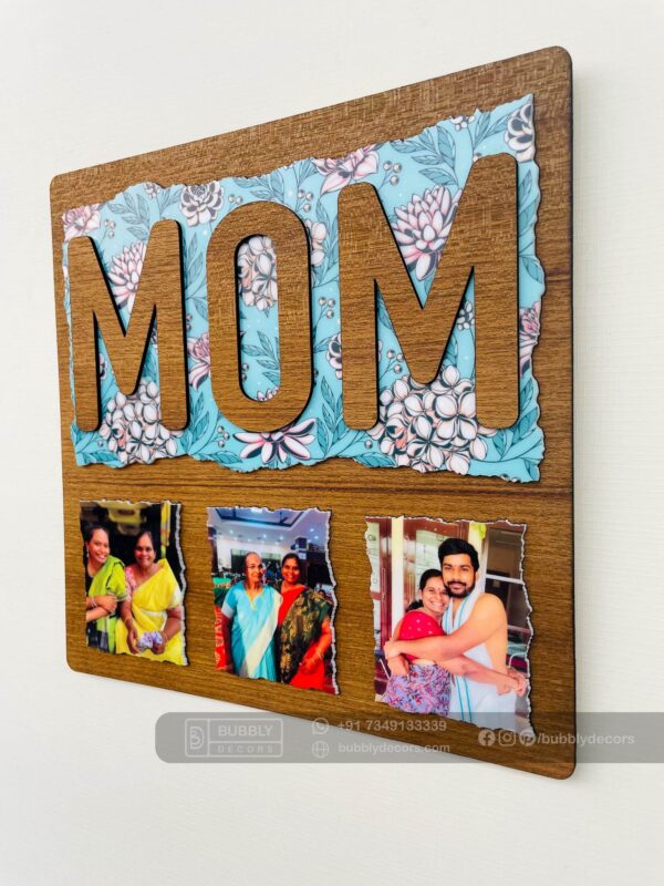 FullSizeRender_97 Mom wood photo frame - Bubbly Decors