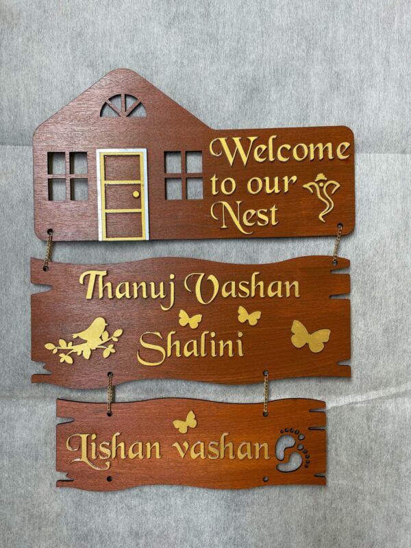 IMG_0042-pichi name board welcome nest - Bubbly Decors