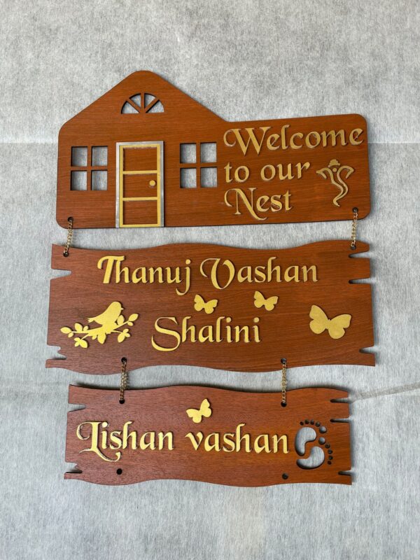 IMG_0044-pichi name board welcome nest - Bubbly Decors