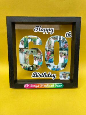IMG_0174-pichi 60 years birthday photo frame - Bubbly Decors