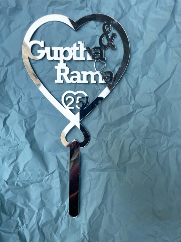 IMG_0250-pichi cake topper couple double heart silver - Bubbly Decors