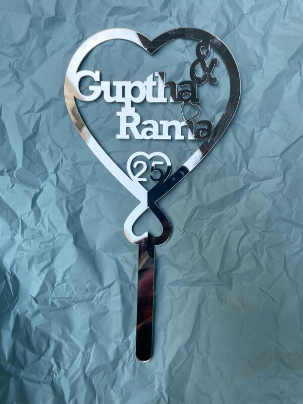 IMG_0251-pichi cake topper couple double heart silver - Bubbly Decors
