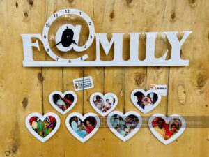 IMG_0319 Family photos clock - Bubbly Decors