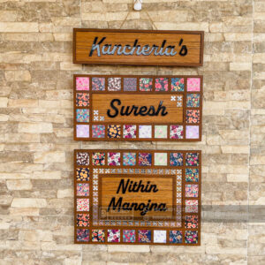 IMG_1665 Name board with pattern tiles - Bubbly Decors
