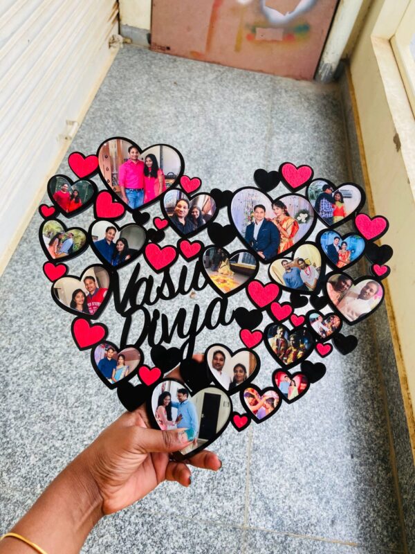 IMG_1706-pichi Heart collage Frame - Bubbly Decors