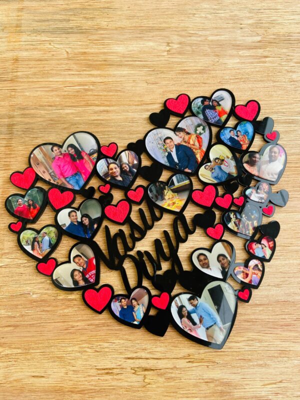 IMG_1748-pichi Heart collage Frame - Bubbly Decors