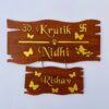 IMG_1874-pichi Wooden name board 2 step - Bubbly Decors