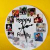 IMG_2369 Wall clock with photos and message - Bubbly Decors