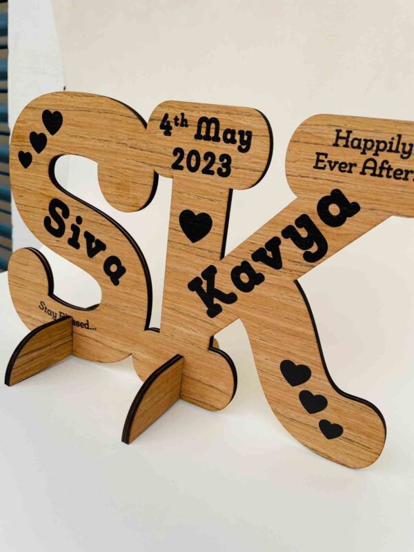 IMG_2377 Wooden logo for couples - Bubbly Decors