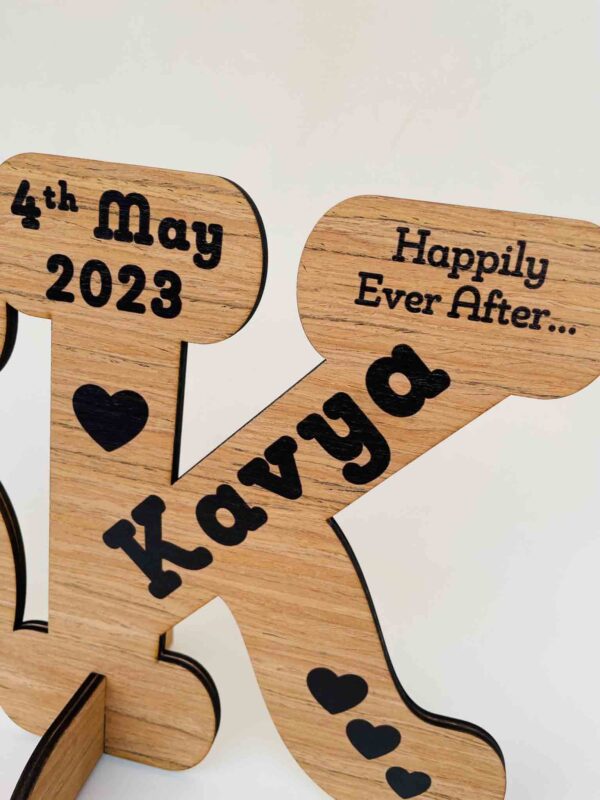 IMG_2378 Wooden logo for couples - Bubbly Decors