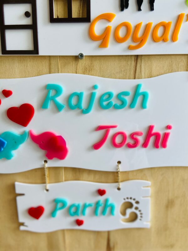 IMG_2378-pichi Name Board Family Acrylic - Bubbly Decors