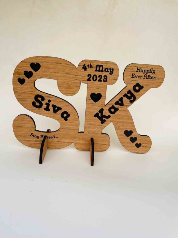 IMG_2380 Wooden logo for couples - Bubbly Decors