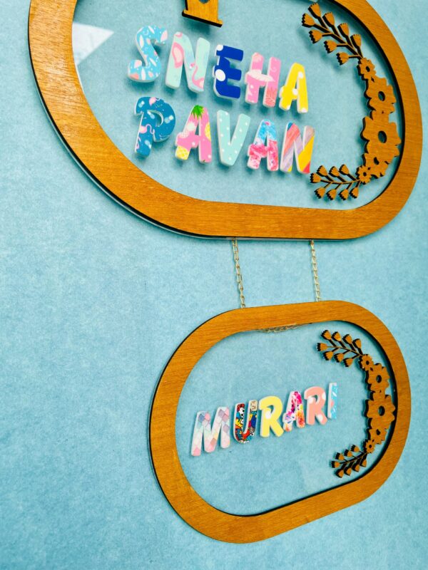 IMG_2407-pichi Pattern letters name board - Bubbly Decors