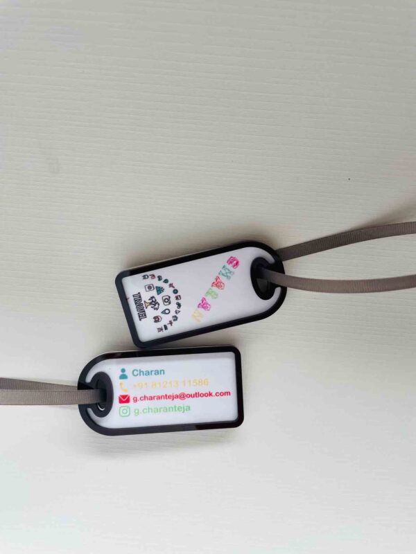 IMG_2436 Luggage tag with details - Bubbly Decors