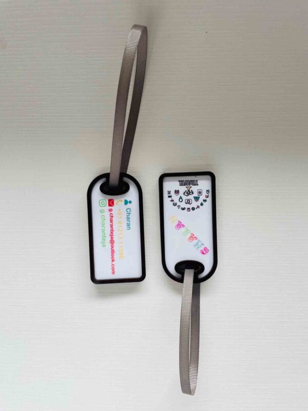 IMG_2438 Luggage tag with details - Bubbly Decors