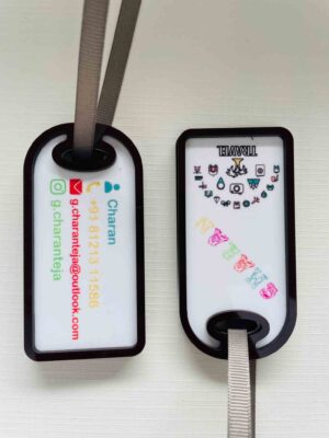 IMG_2440 Luggage tag with details - Bubbly Decors