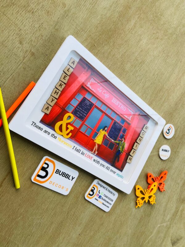 IMG_3005-pichi Photo frame with Scribble names - Bubbly Decors