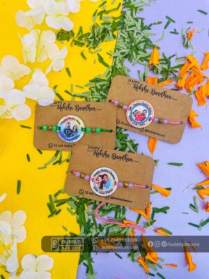 Alphabets magnets Rakhi Combo Hamper - Bubbly Decors