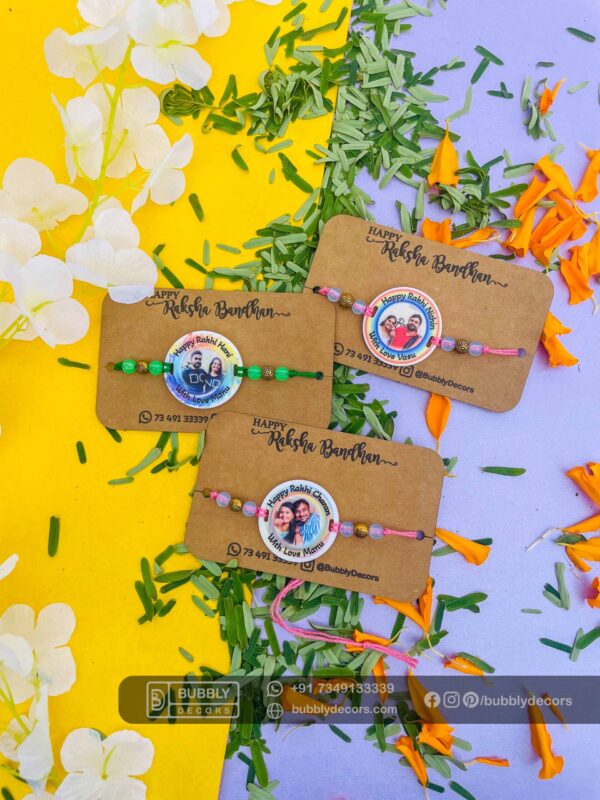 Alphabets magnets Rakhi Combo Hamper - Bubbly Decors