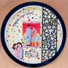 IMG_3107-pichi Pattern Round frame with photo and name - Bubbly Decors