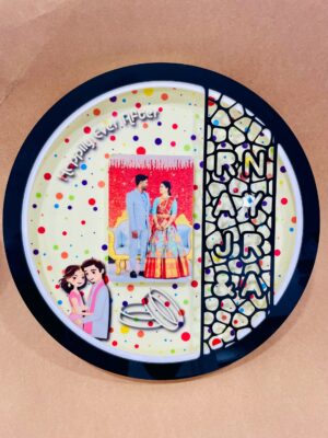 IMG_3107-pichi Pattern Round frame with photo and name - Bubbly Decors