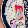 IMG_3108-pichi Pattern Round frame with photo and name - Bubbly Decors
