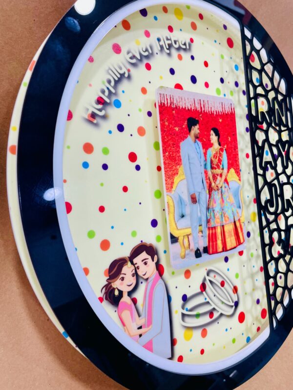 IMG_3108-pichi Pattern Round frame with photo and name - Bubbly Decors