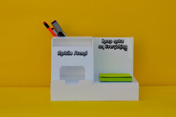 IMG_3124 Desk organizer with Mobile stand - Bubbly Decors