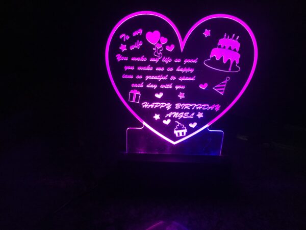 IMG_3151-pichi Light glow stand Heart shaped - Bubbly Decors