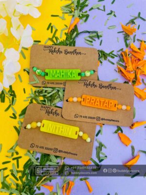 IMG_3157_1 Rakhi combo Name Board for Brother - Bubbly Decors