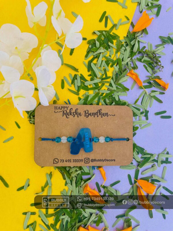 IMG_3174_1 Alphabet name rakhi - Bubbly Decors