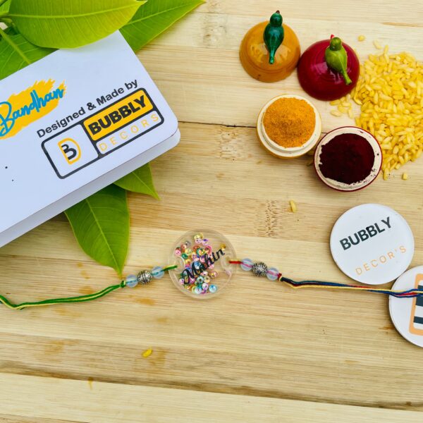 IMG_3422-pichi_5ef80caa-6fdc-4d22-aca6-1e1a5e6285ff Rakhi combo Name Magnet for Brother - Bubbly Decors