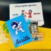 IMG_3491 Kiddo name plates Rakhi combo - Bubbly Decors