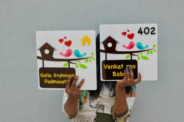 IMG_3602-pichi Name board Birds themed - Bubbly Decors