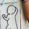 IMG_3658 Line art baby frame - Bubbly Decors